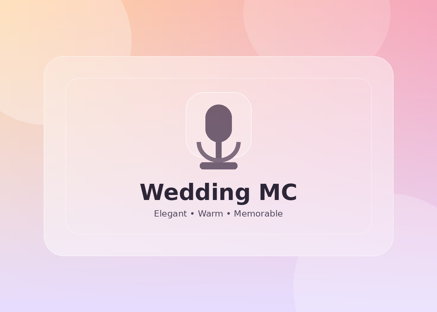 MC memandu acara wedding